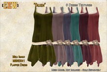 [SEW] FP Text MI960041 Flapper Dress Silken
