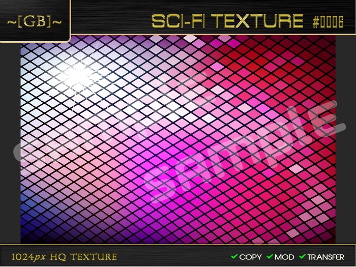 Second Life Marketplace - ~ [GB] Textures HQ ~ 00088 - Sci-Fi Texture #0006