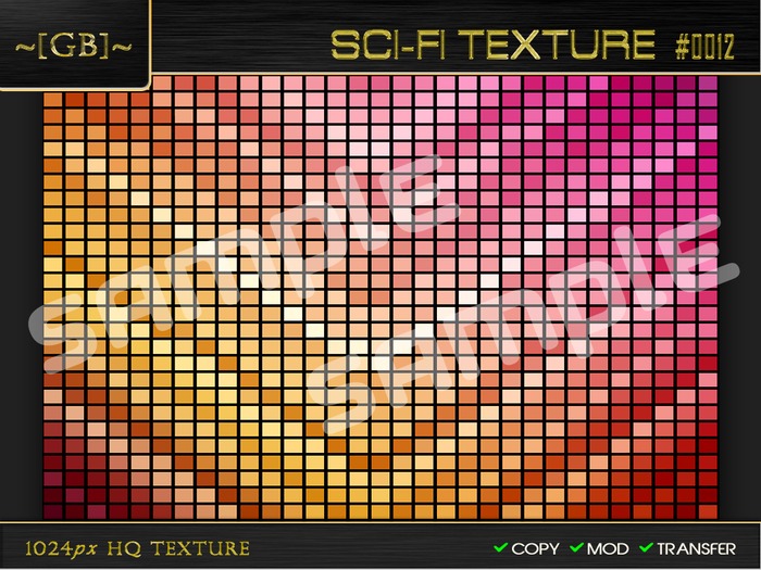 Second Life Marketplace - ~ [GB] Textures HQ ~ 00094 - Sci-Fi Texture #0012