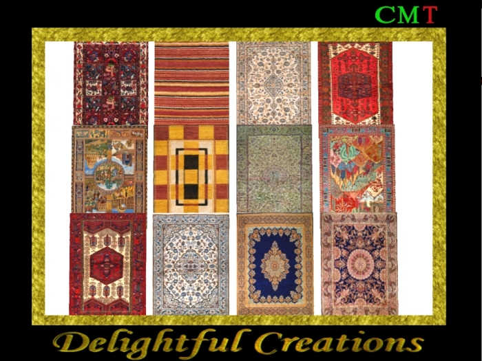 Persian Rugs 1, 12 styles - Sculpted