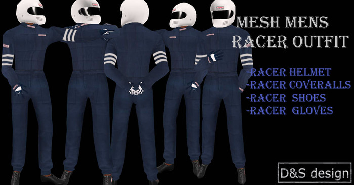 D&S design MESH MENS RACER OUTFIT