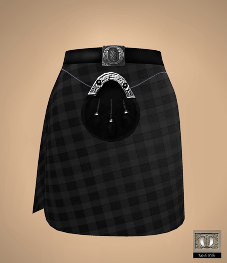 Ohio's Kilts Mesh Gothic Gray