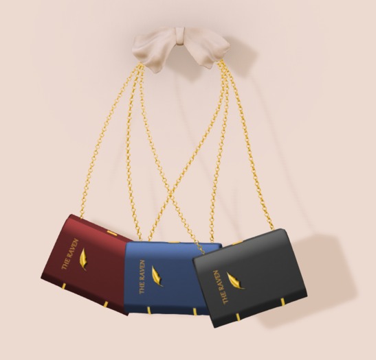 Second Life Marketplace [Miseria] Storybook Purse The Raven Set