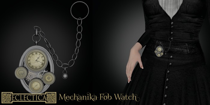Eclectica 'Mechanika' watch neckpiece-gold