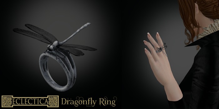 Eclectica Rhinoscerous Beetle Ring-Gold
