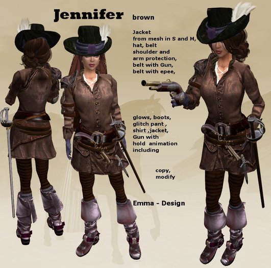 Musketier Jennifer brown