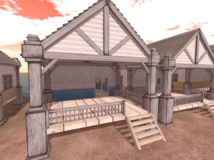 Coastal Shack 12 x 17 ,28 Prim Aqua