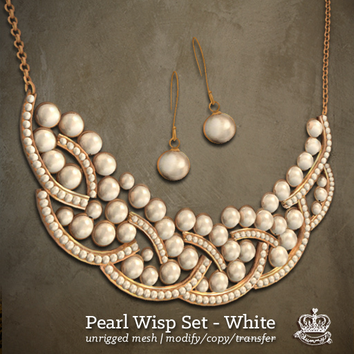 (Yummy) Pearl Whisp Set - White