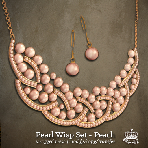 (Yummy) Pearl Whisp Set - Peach