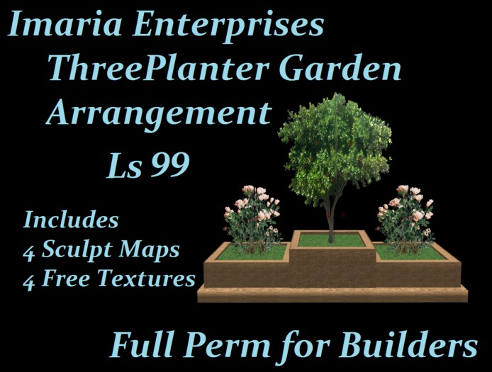 3 Planter Garden Arrangement