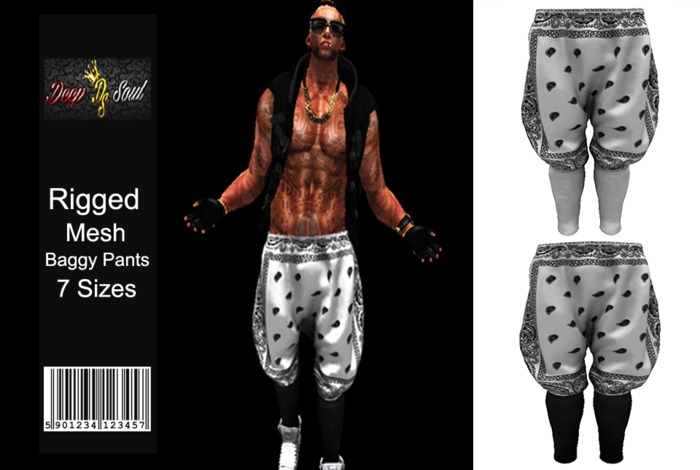 D.S Mesh Baggy Pants