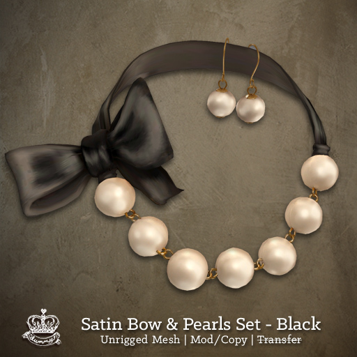 (Yummy) Pearl Whisp Set - Silver