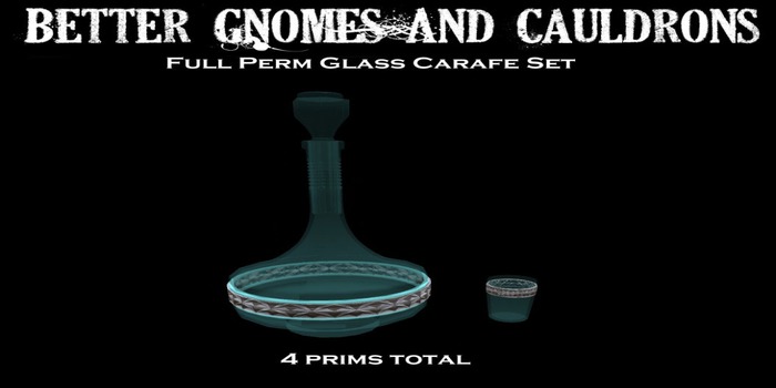 BGC Glass Carafe Set (boxed)