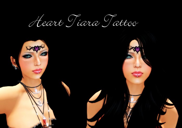 Heart Tiara Tattoo