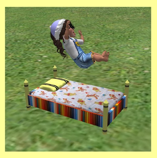 Wingsong TODDLEEDOO Bed MultiSit V2 CRAYONS