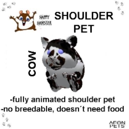 happy hamster cow shoulder