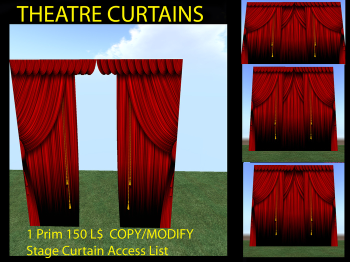 TOMMY'S THEATRE CURTAINS BOX