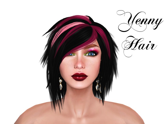 Yenny Hair Black and Pink