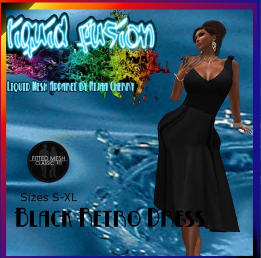 Liquid Mesh Retro Dress White