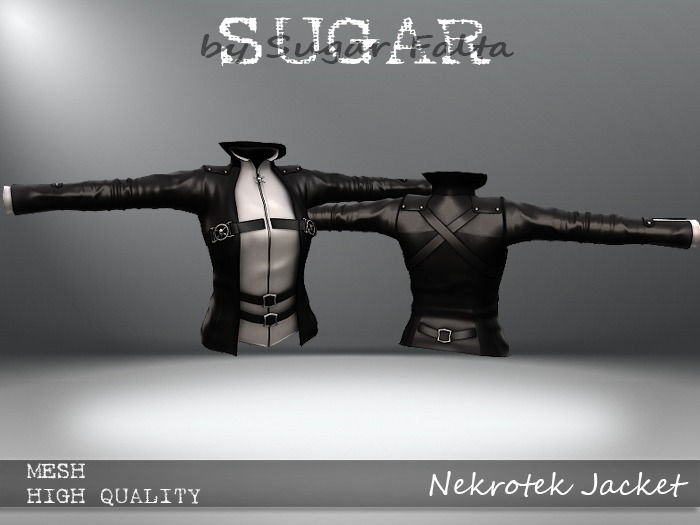 SUGAR - Nekrotek Jacket - WHITE