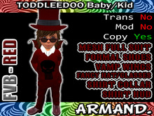 --ARMAND-- FANCY VAMP BOY - RED