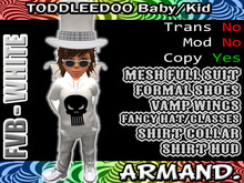 --ARMAND-- FANCY VAMP BOY - WHITE