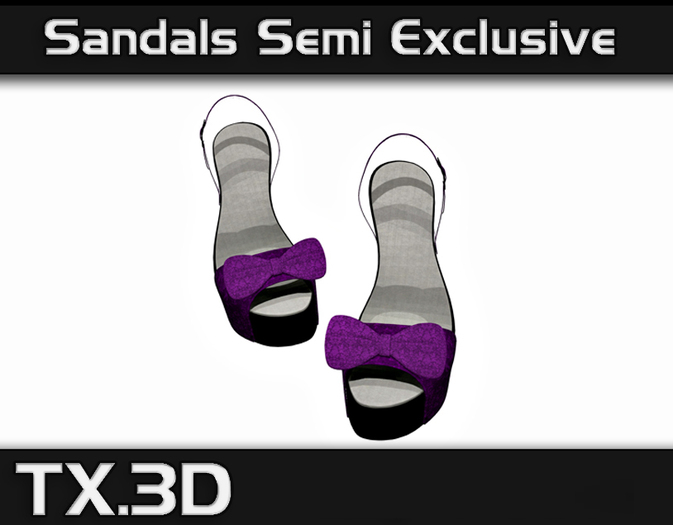 ***TX.3D Sandals 02** Full perm Mesh