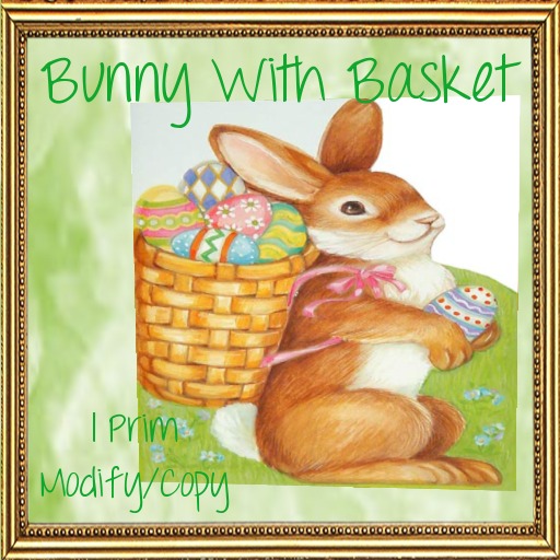 Bunny w/Basket Sign 