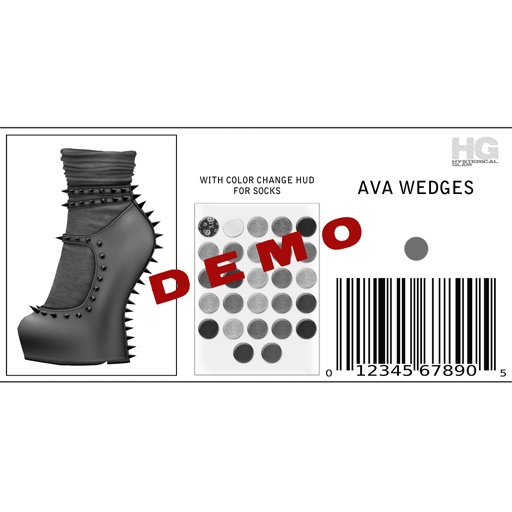 HYSTERICAL GLAM . AVA WEDGES [DEMO]