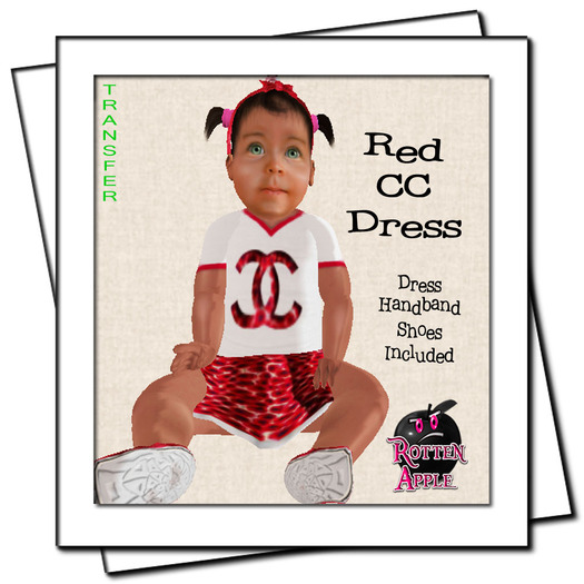..::Rotten Apple::..  Red CC Dress