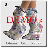 Blackburns Glimmer Glam Stack Heels DEMO's