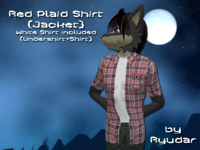 -MLS- Red Plaid Shirt