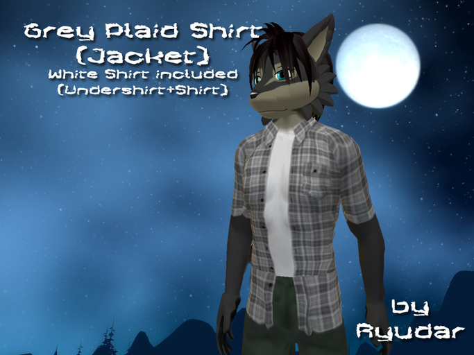 Grey Plaid Shirt