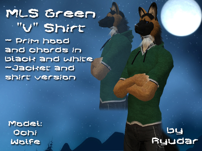 -MLS- Green V-Shirt