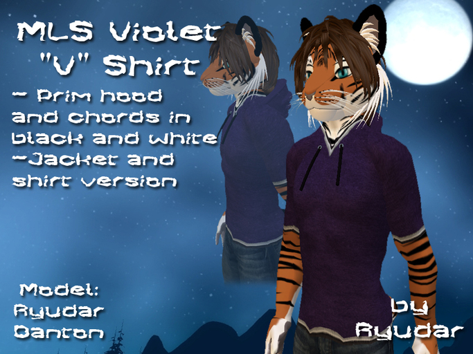 -MLS- Violet V-Shirt