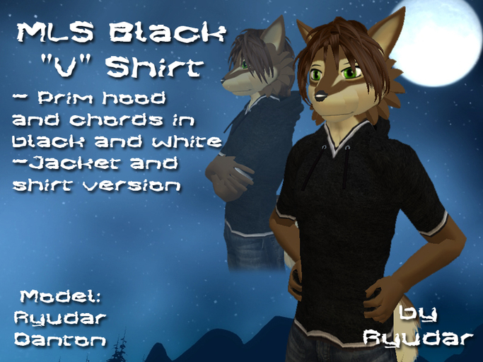 -MLS- Black V-Shirt (Mod/Copy)(By Ryudar)