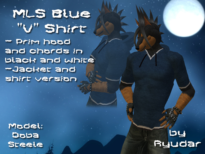 -MLS- Blue V-Shirt