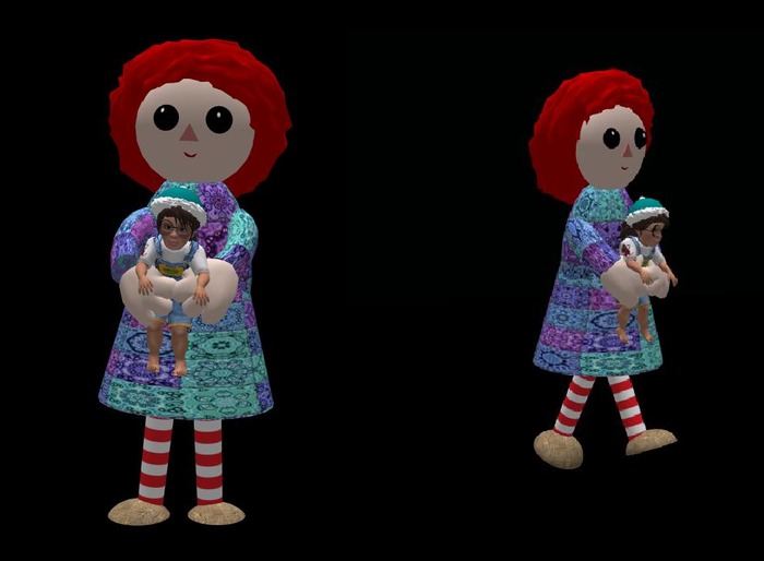 Wingsong TODDLEEDOO Rag Doll CARRY