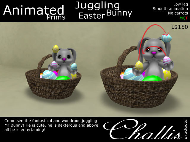 (Challis) Juggling Easter Bunny (BOXED) (MC)