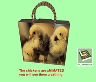 Easter Bag with ANIMTED Chicks 