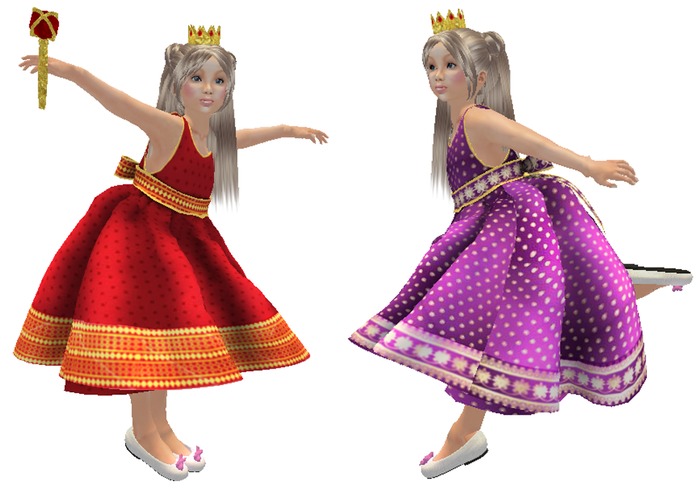 LITTLE GIRL - QUEEN OUTFIT