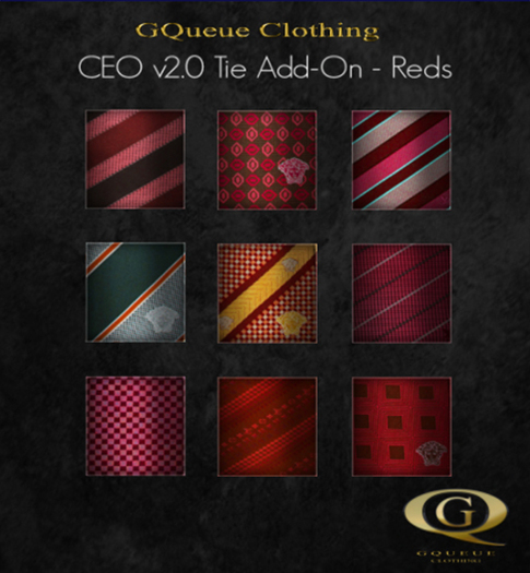[GQ] CEO v2.0 Tie Add-On HuD - Reds