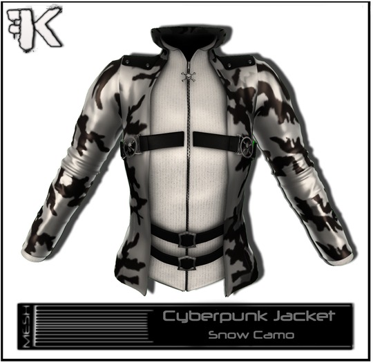 FK! - Cyberpunk Jacket - Snow Camo 