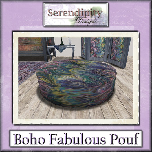 Serendipity Designs - Boho Fab Pouf