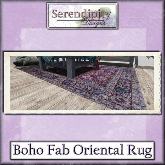Serendpity Designs - Boho Fabulous Oriental Rug