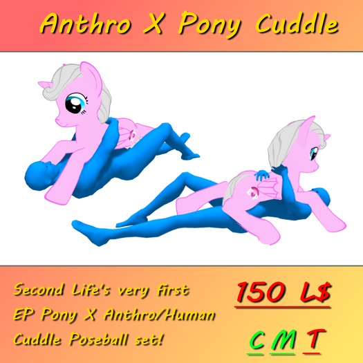 +SST+ Anthro X Pony Cuddle