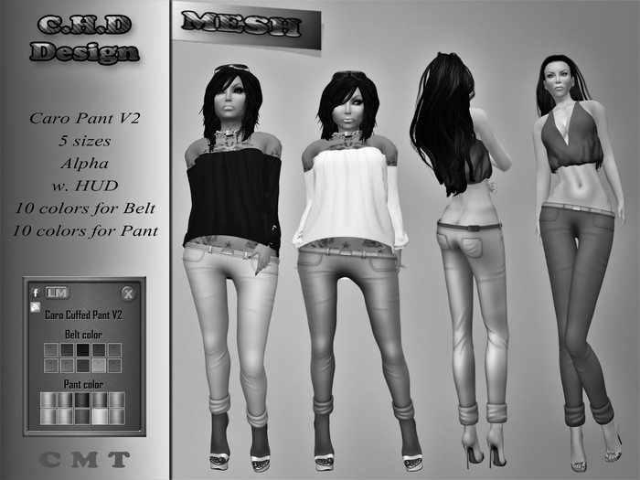 Demo [C.H.D] MESH Caro Cuffed Pant V2