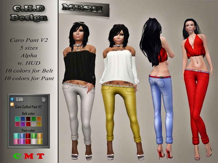 [C.H.D] MESH Caro Cuffed Pant V2