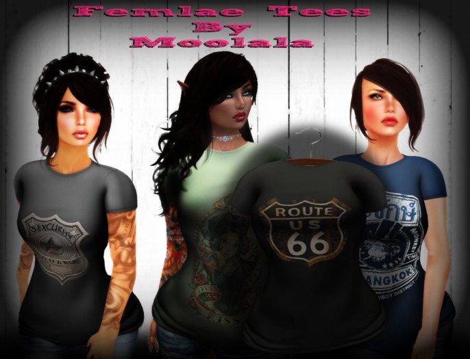 ~*Moolala*~ Female Tee (Route 66)