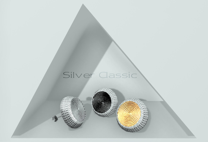 ::Modish:: Accent Earrings Silver Classic set